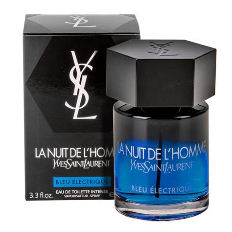 ysl la nuit de l homme 2013|YSL la nuit de l'homme bleu electrique.